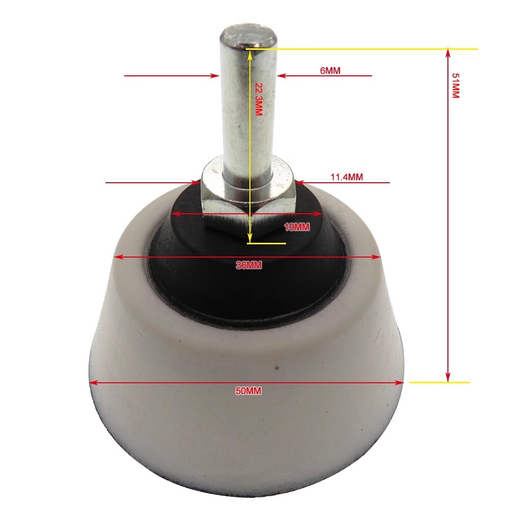 50mm 70mm M6 Thread Hook & Loop Sanding Backing Pad Discs For Sanding Disc Drill
