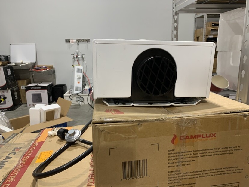 Camplux 10L Tankless Gas Water Heater Outdoor Camper Instant Hot Water Open Box