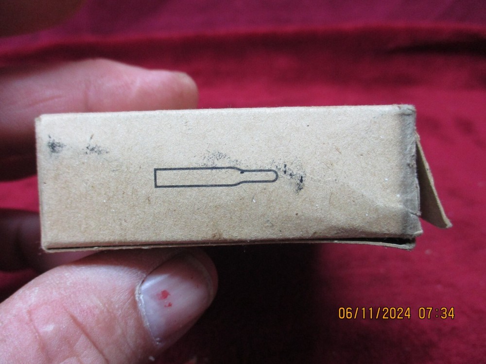Vintage USGI Caliber .30 M1909 Blank Ammo Box, (EMPTY)