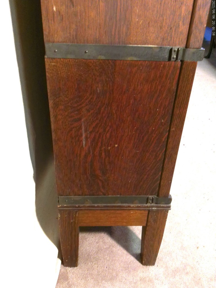 ANTIQUE GLOBE WERNICKE OAK STACKING BOOKCASE