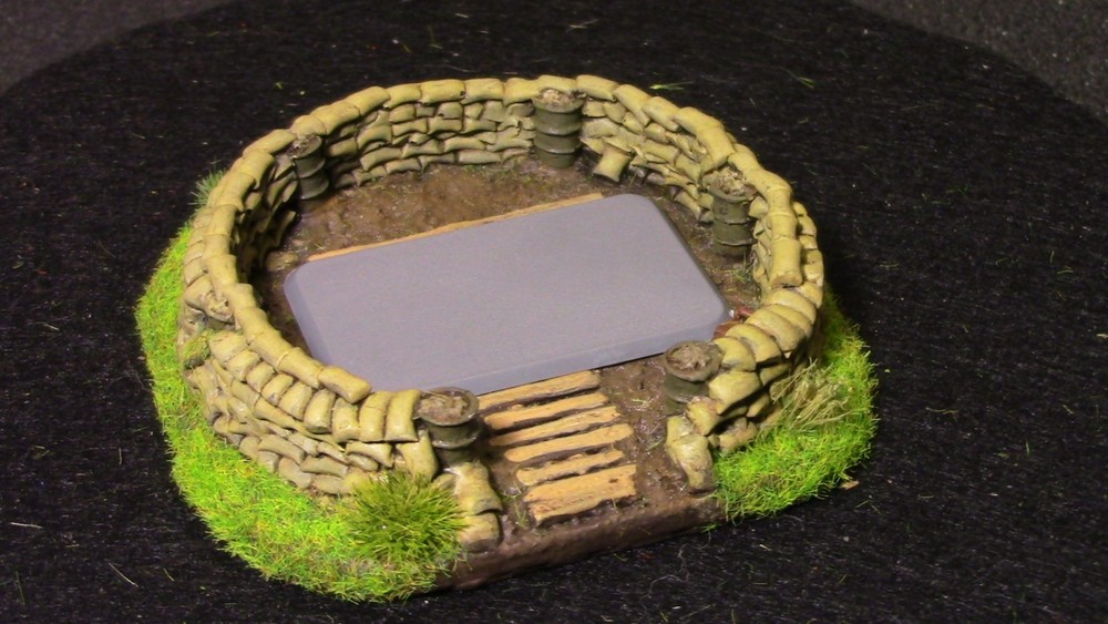 🔥 15mm Pro-Painted Baueda WW2 Mortar Pit