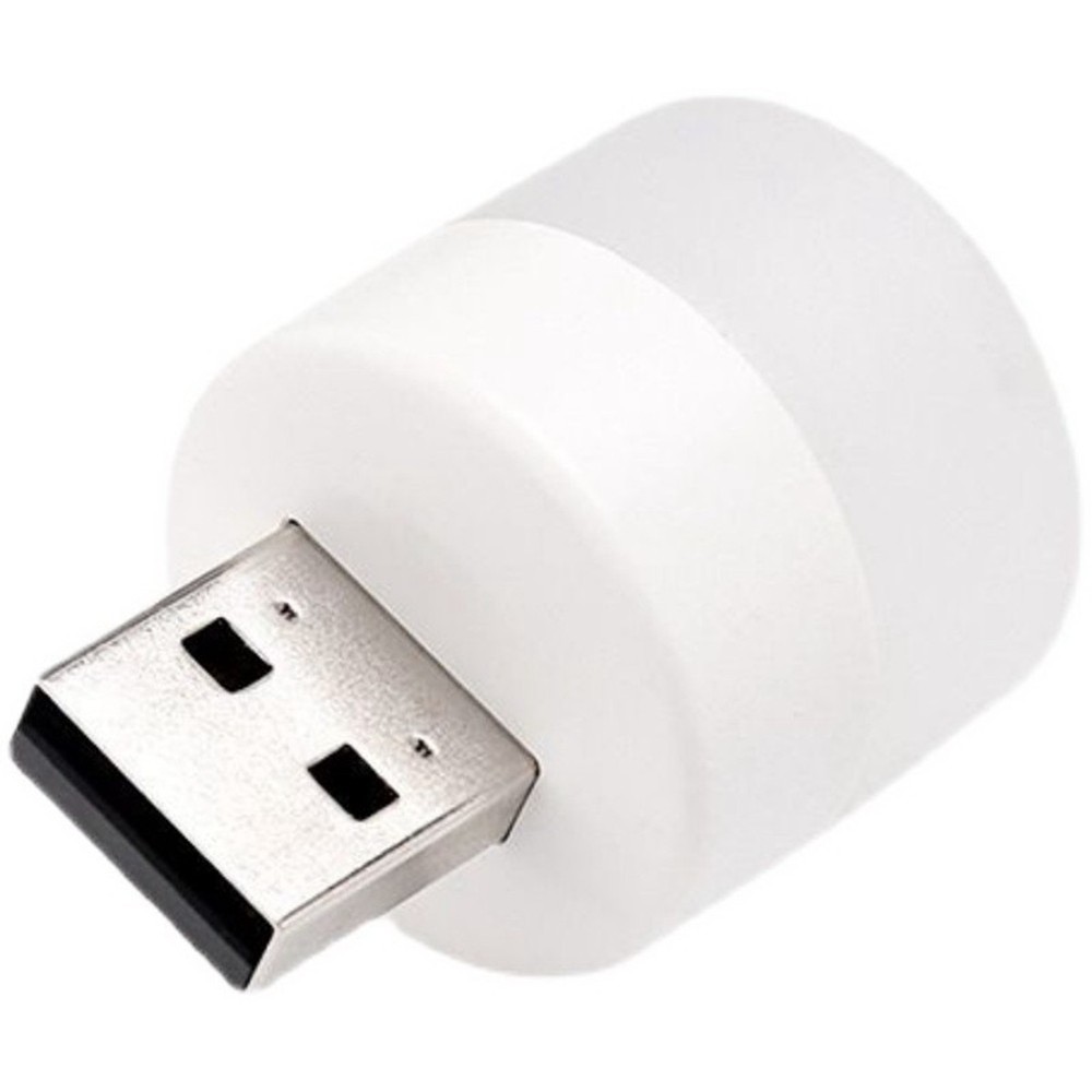 10Pcs USB Night Light USB Plug Computer Mobile LED Night Lamp, White Light T2B3