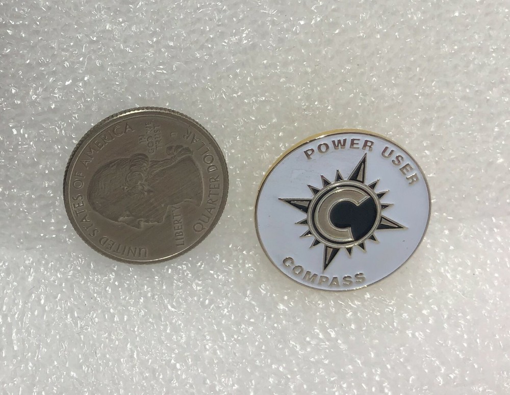 Power User Compass Pin