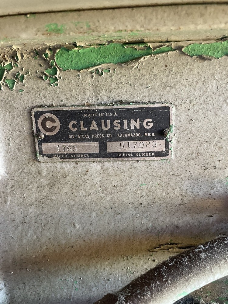 Clausing variable speed drill press