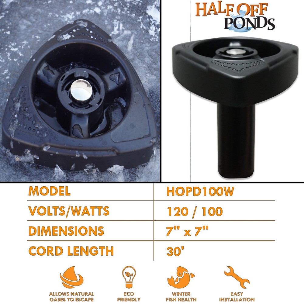 Medium Winterization Bundle Pond Net, Deicer, Fish Food, Bacteria - FWKITMED