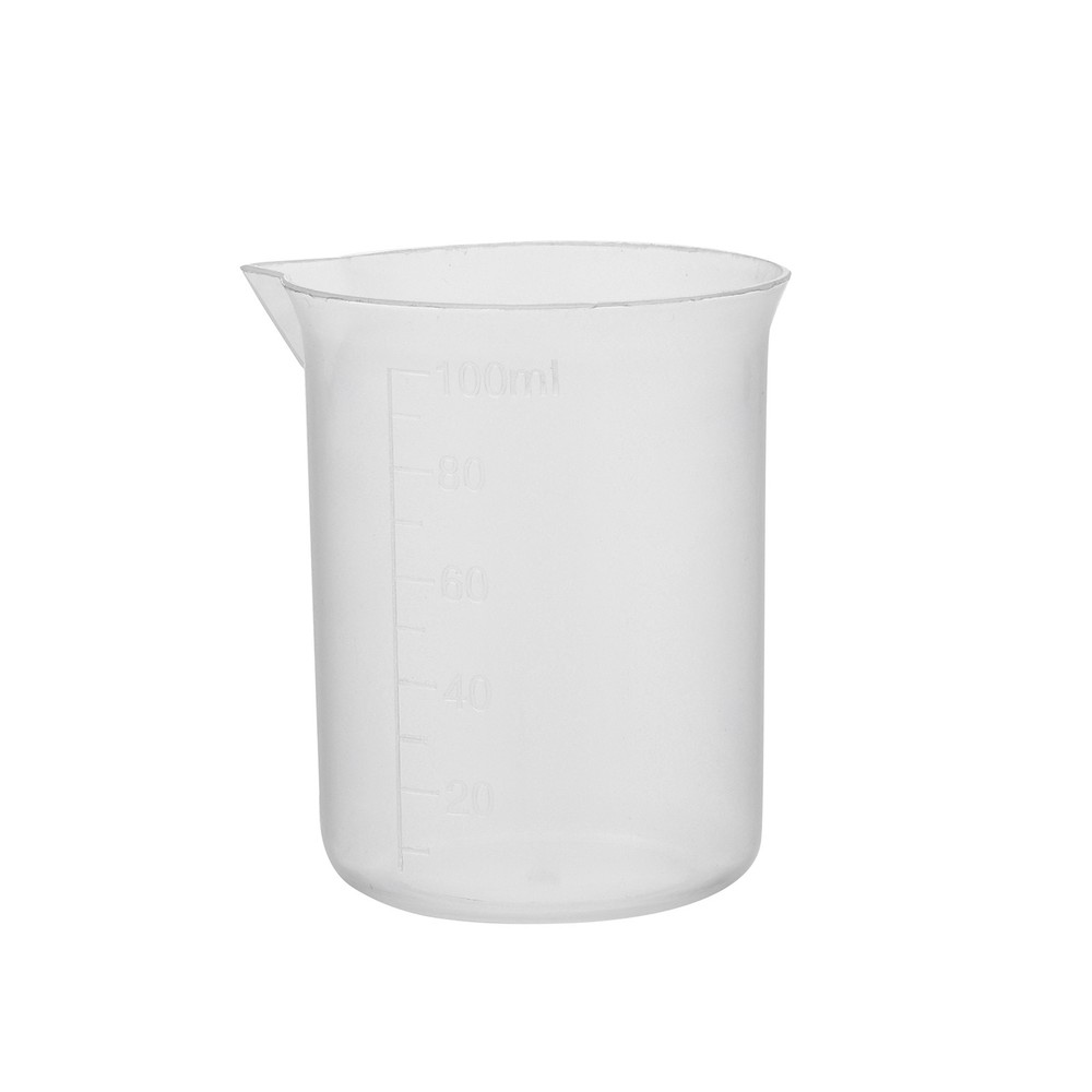 1/2/10Pcs 100ml Transparent Measuring Cup Plastic Jug Beaker Kitchen/Lab Tool