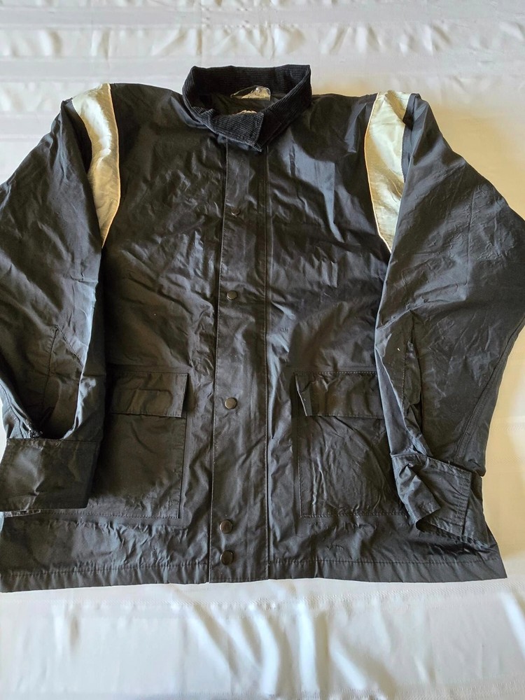 Size Large 2pc Harley Davidson Black Rain Suit