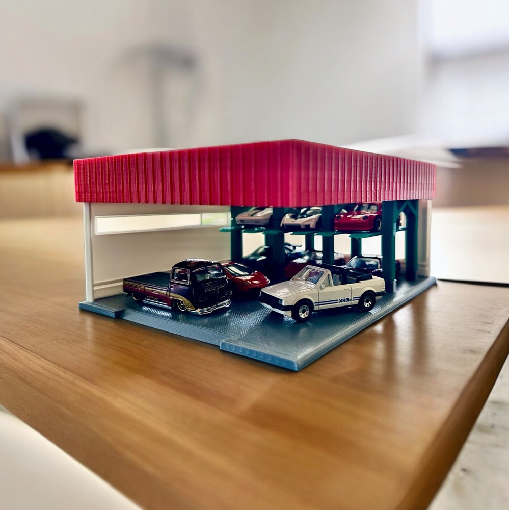 3D Printed Warehouse Diorama 1/64 Scale