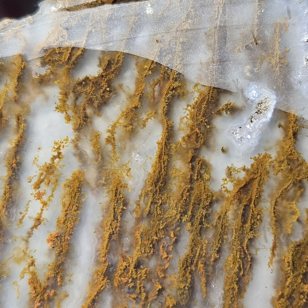 Plume Agate Thin Slab 63 Grams