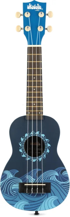 Kala Ukadelic Soprano Ukulele - Deep Blue
