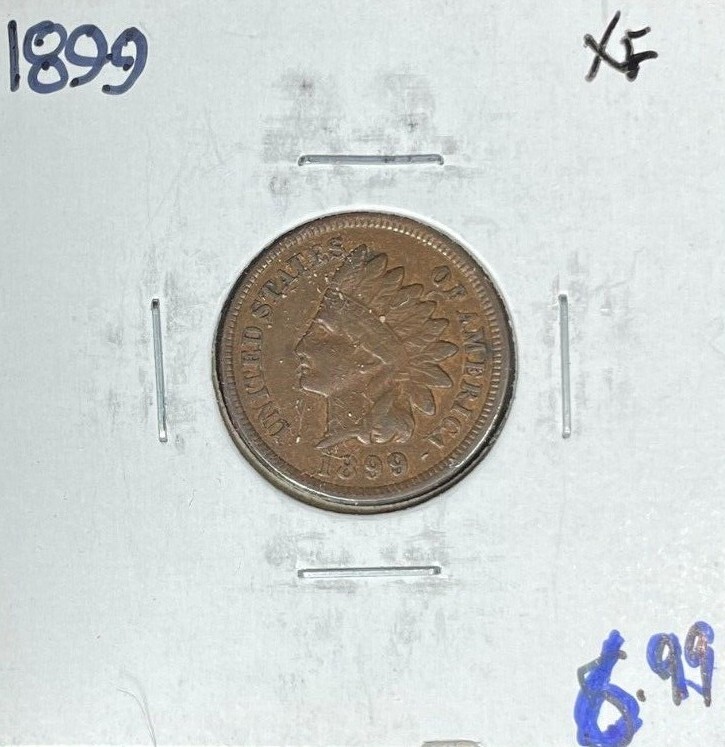 1899 INDIAN HEAD CENT ~ XF ~NICE COIN~