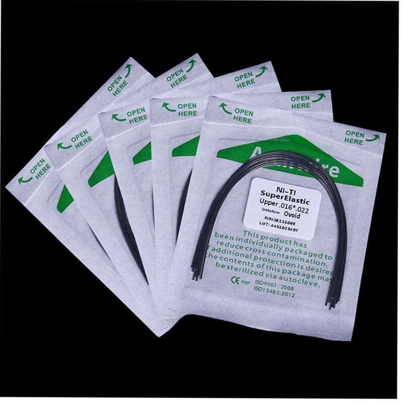 20pack Dental Orthodontic Super Elastic Niti Arch Wire Rectangular 016*022 Upper
