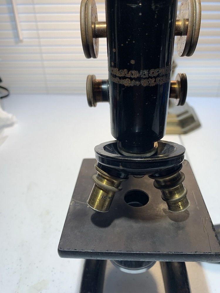 Two Bausch and Lomb Antique Microscopes