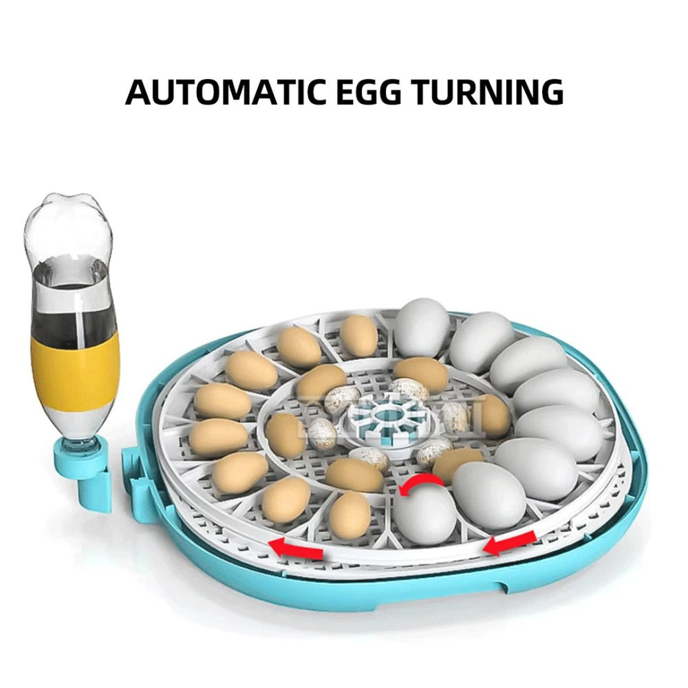 22 Egg Incubator Digital Poultry Hatcher Machine with Automatic Egg Turning