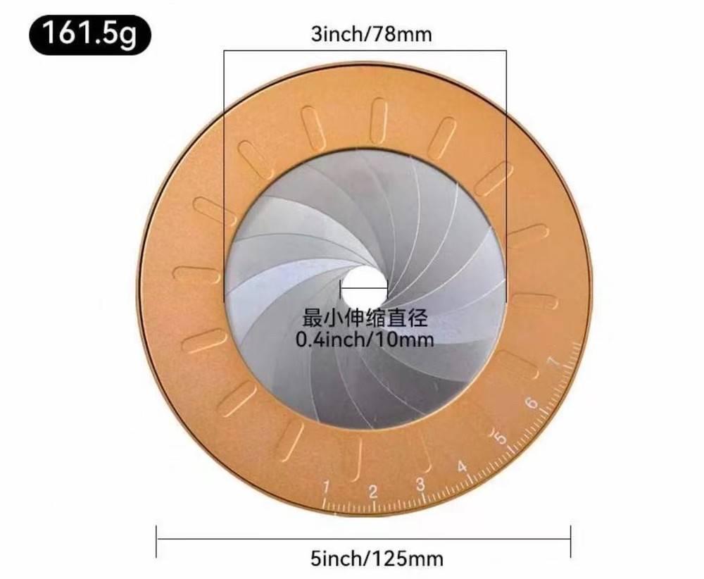 Woodworking drawing tool ruler Rotating telescopic precise circle drawing tool