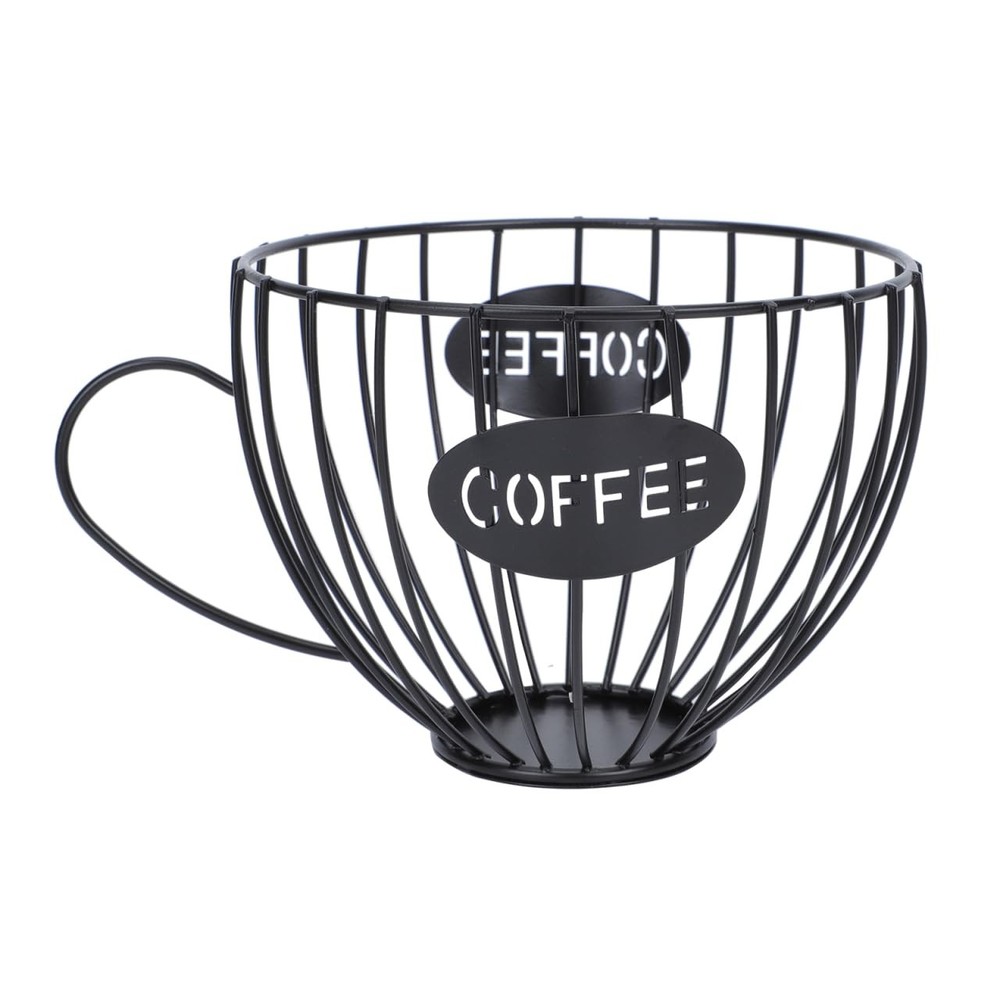 7.7X6.1X4.5 Inch Wrought Iron Wire Fruit Basket with Handles Cup Shaped Kitch...