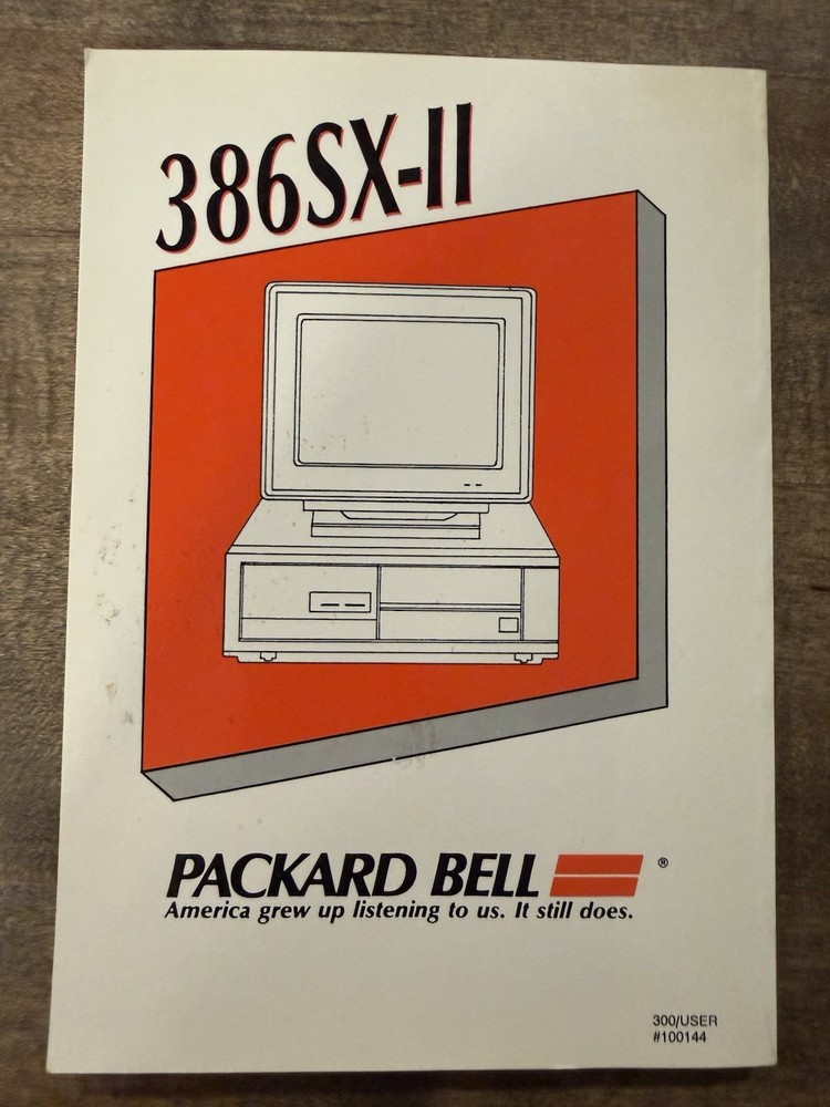 Packard Bell 386 SX-II User Manual