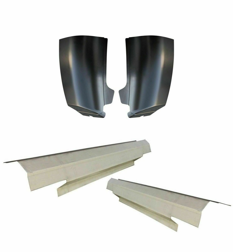 Slip-on Rocker Panel Cab Corner Kit for 07-13 Silverado GMC Standard Cab PAIR