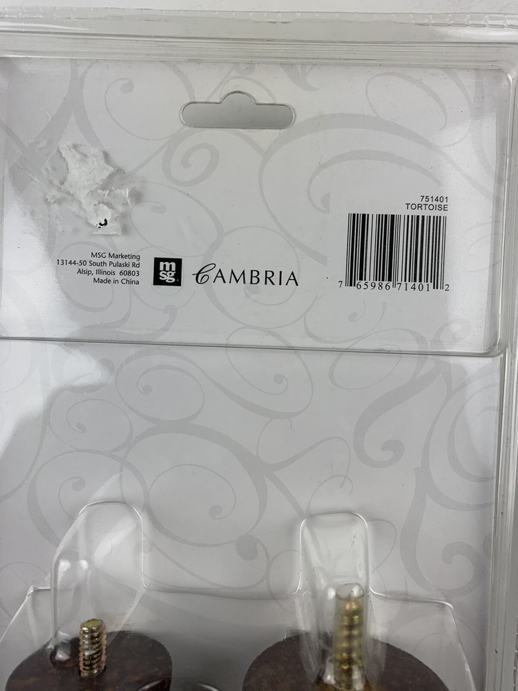 Cambria Marseille Spindle Holdback Set Curtains Tiebacks Bronze Hardware 2 pack