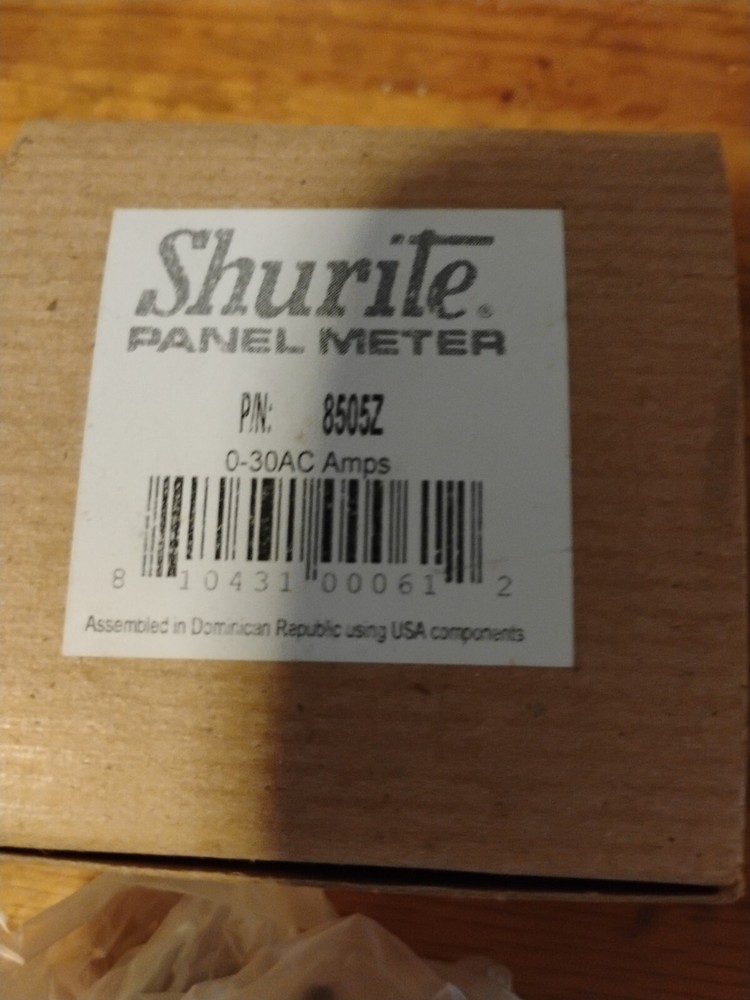 Shutite 8505Z Panel Meter, Anolog