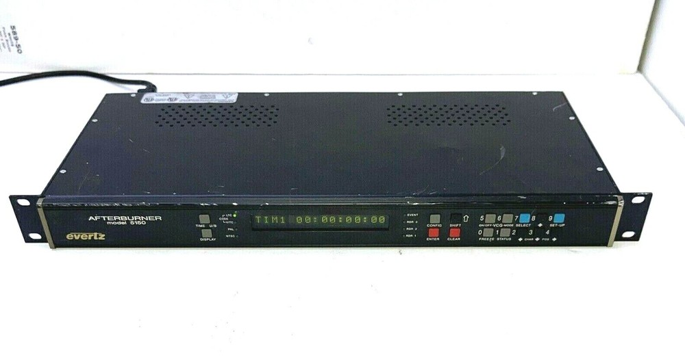 Evertz 5150 After Burner Time Code Device Fast Free Shipping