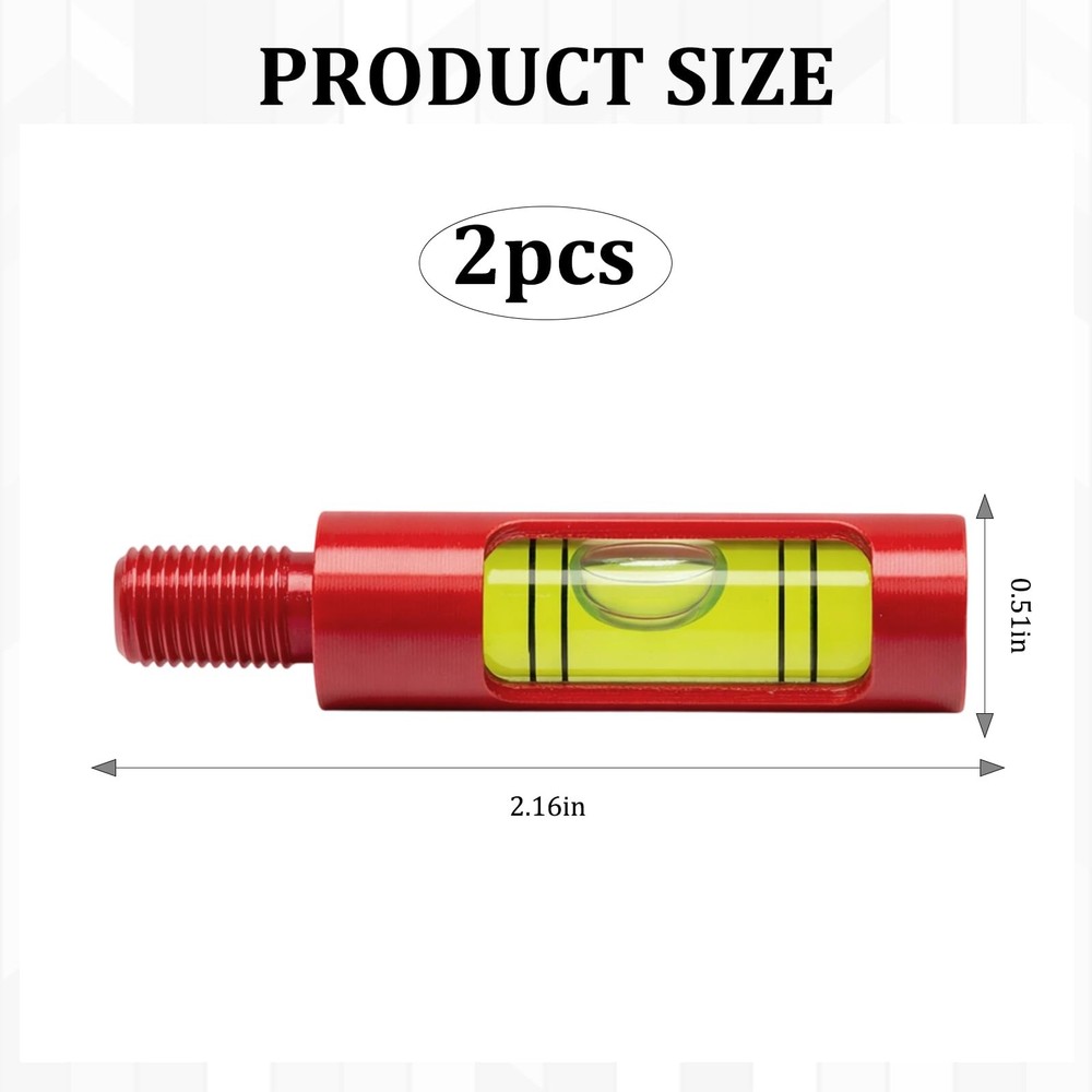 2PCS Bow Level, Compound Bow ,Rest for Compound Bows, Bow Leveling Kit for Si...