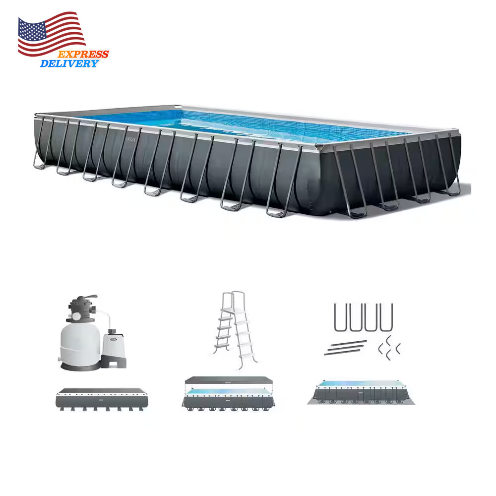 Ultra XTR 32 Ft. X 16 Ft. Rectangular Hard Sided above Ground Pool Set