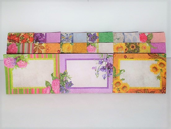 12 Months Floral Memo Sets