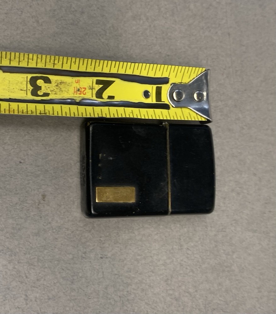 Black Zippo Pocket Lighter Engraved JMS