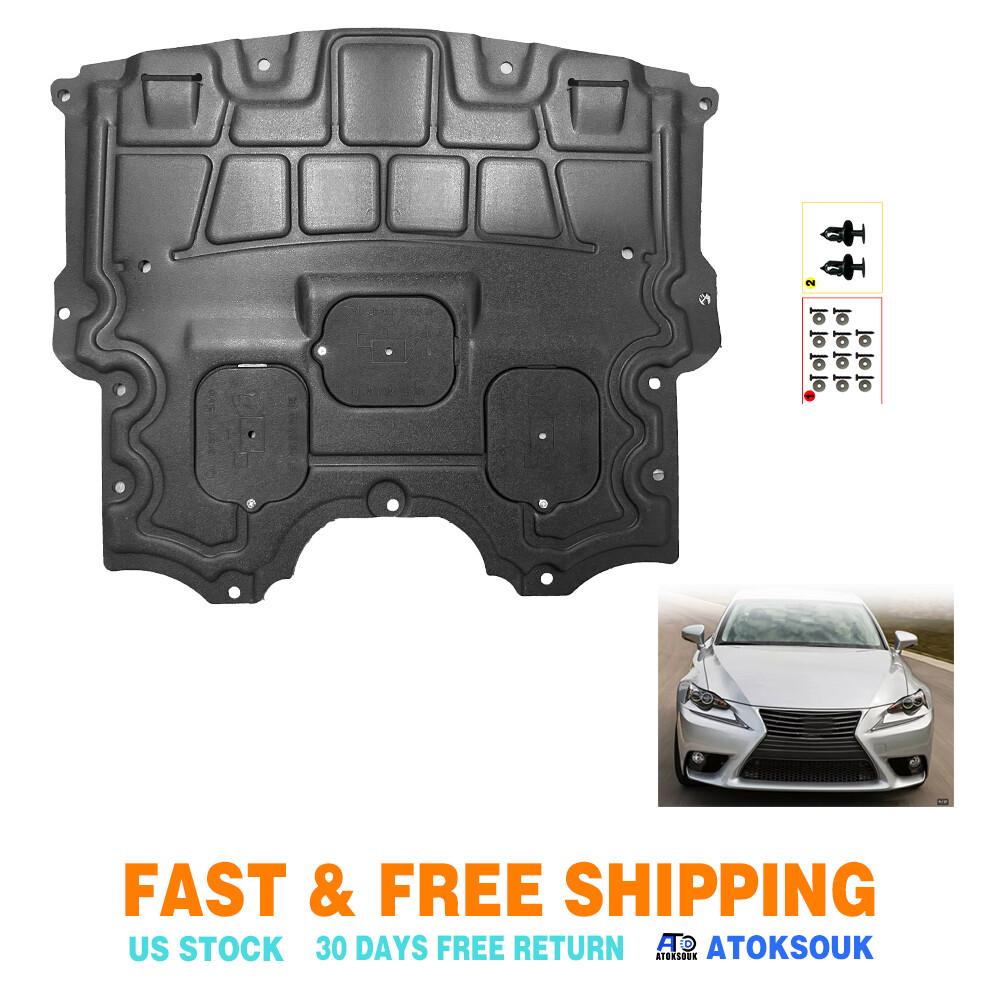 Thick Engine Splash Shield For Lexus IS250 IS350 14-15 Front Engine Guard Hard