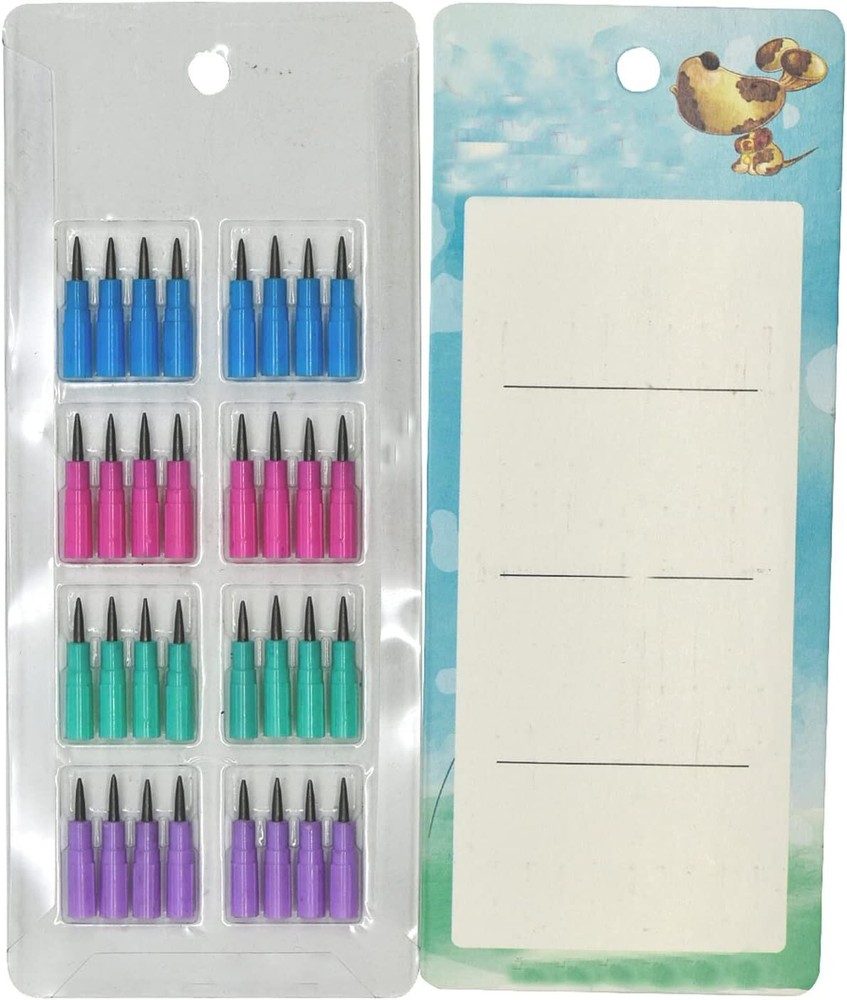 12 Packs Stackable Pencil Refills Non Sharpening 1 Count (Pack of 12)