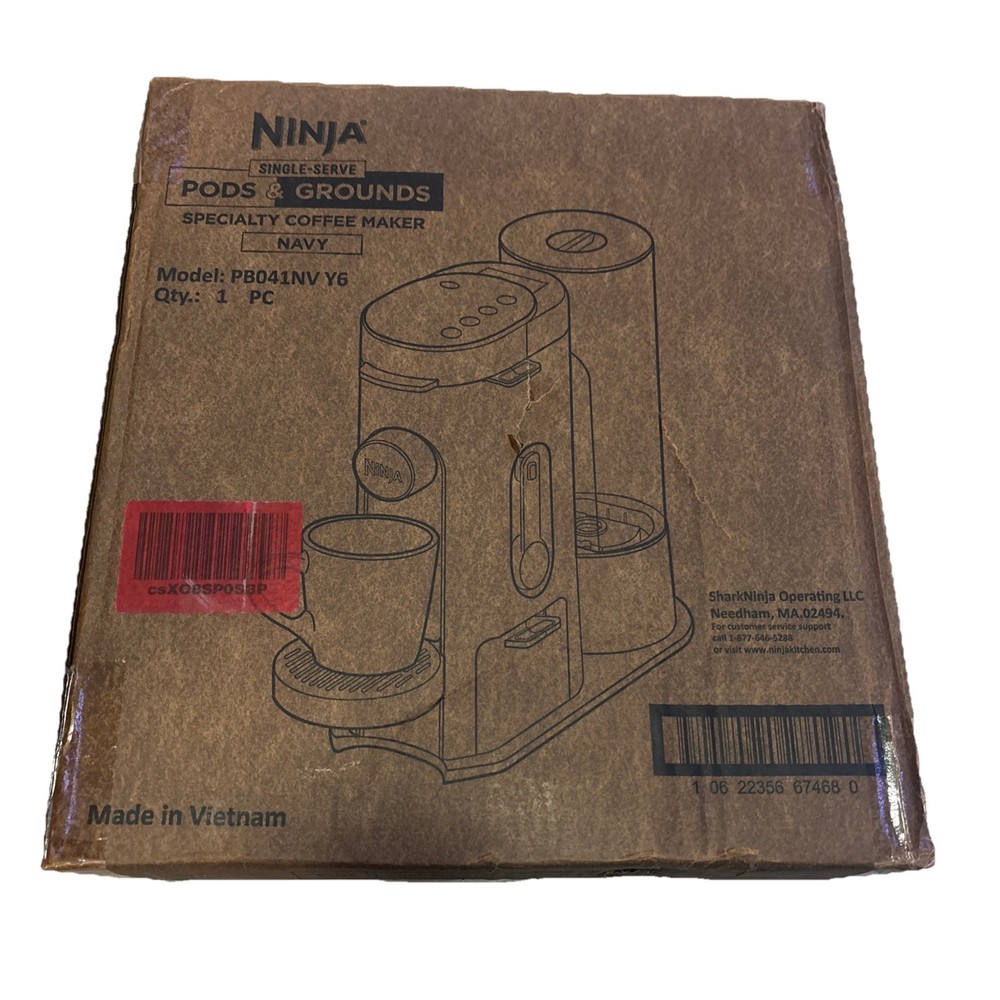Ninja Pod & Grounds- Specialty coffee maker - Navy