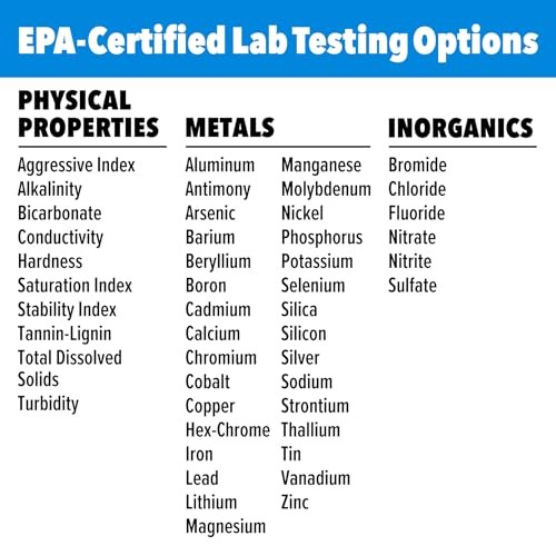 Complete Drinking Water Test Kit – DIY Screening for 14 Parameters + Optional