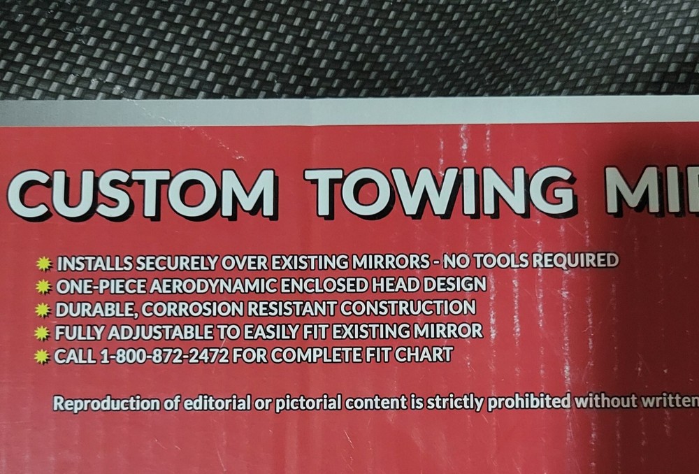 Cipa 11600 Ford Custom Pair Towing Mirrors