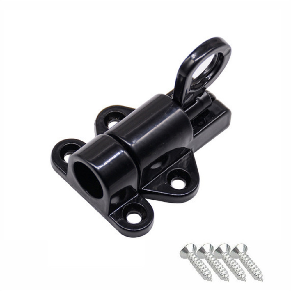 Self Closing Latch Bolt Automatic Spring Loaded Door Gate Security Lock + Screws