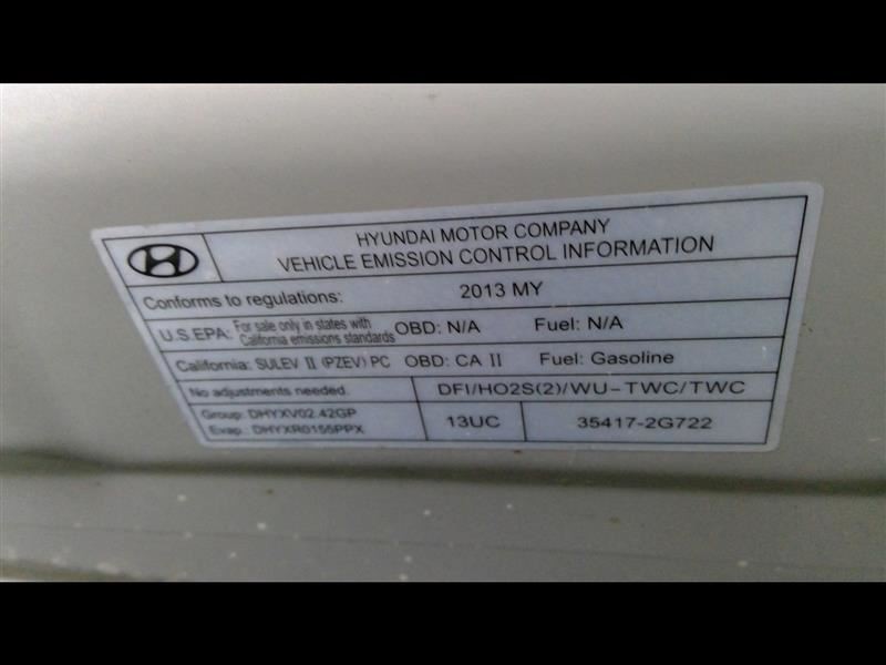SONATA 2013 Headrest 347048