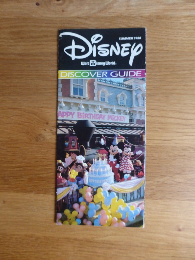 WALT DISNEY WORLD DISCOVERY GUIDE SUMMER 1998