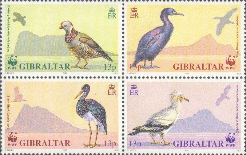 Gibraltar Scott #'s 594a MNH