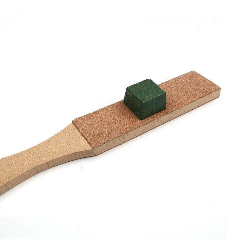 3 Green Abrasive Polishing Paste Buffing Compound Leather Strop Sharpening razor