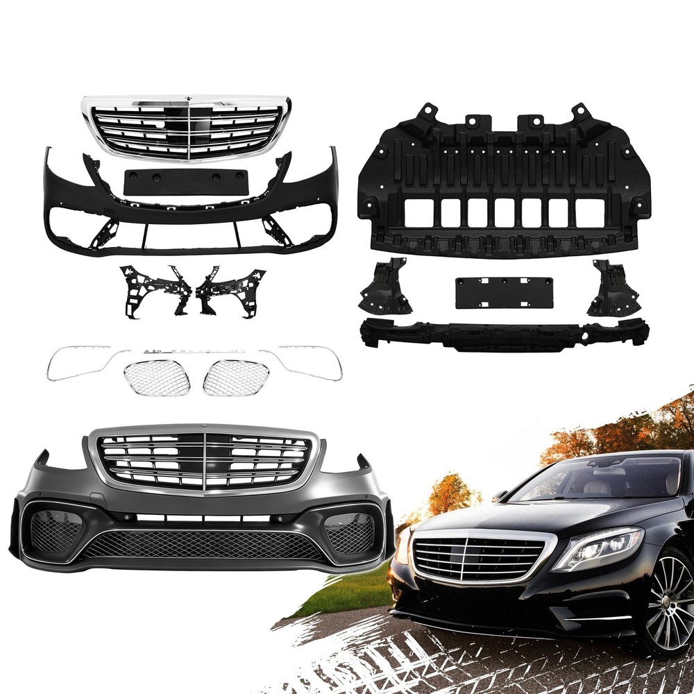 Front Bumper Conversion Kit for W222 S-Class 2014-2020 S63 Style