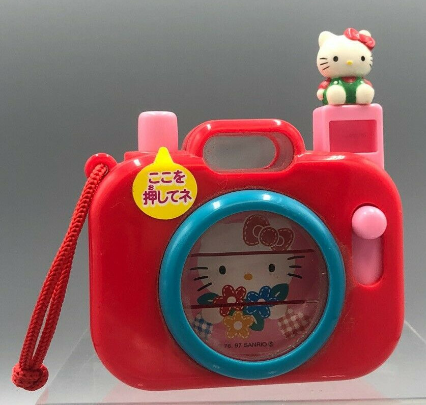 1997 HELLO KITTY Unopen FULL Mechanical CAMERA CANDY CONTAINER Sanrio Vintage