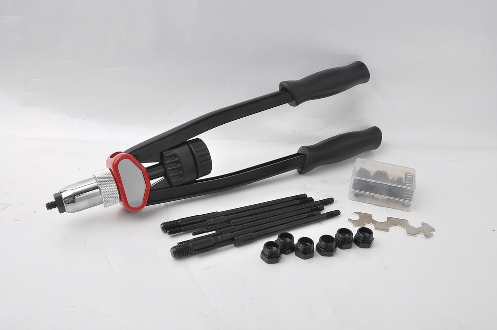 Rivet Nutsert Tool Rivet Nuts Threaded M3-M12 Pneumatic Hand Riveter Gun Kit