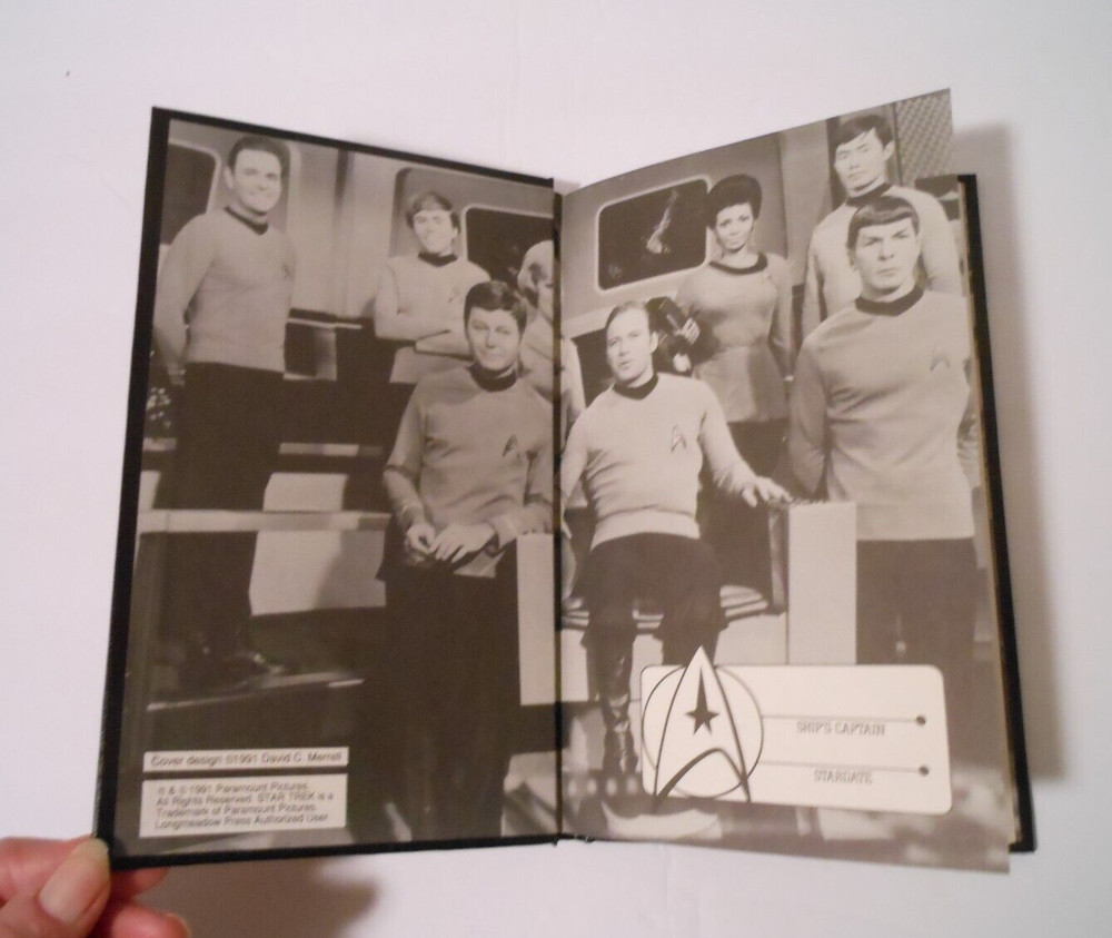 STAR TREK Ship's Log Book Unused