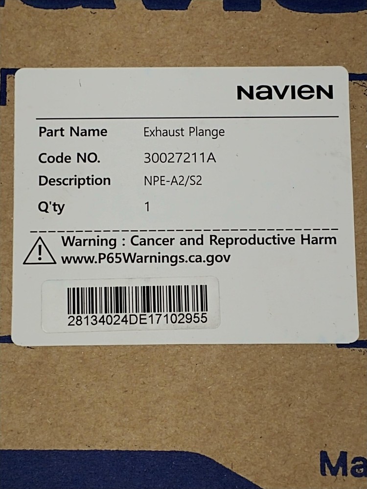 Navien 30027211A Exhaust Plange NPE-A2/S2