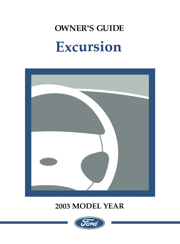 2003 Ford Excursion Owner's Manual