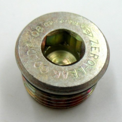 AF 22S-S08 - #8 Zero Leak Plug(ORB Thread) (3/4''-16 Threads)