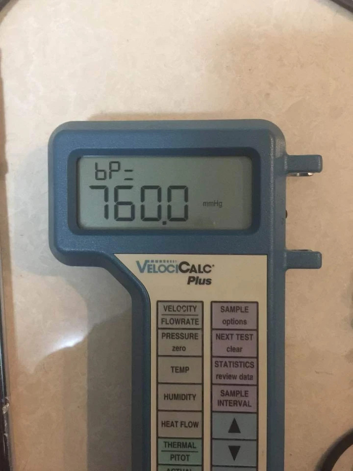 TSI VELOCICALC PLUS 8386-M-GB Multiparameter ventilation meter system