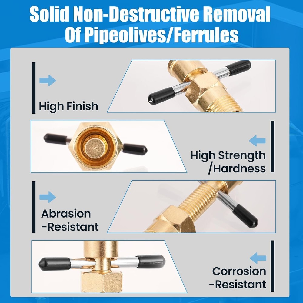 Olive Puller Pipe Olive Remover Ferrule Puller Corrosion-Resistant Compression R