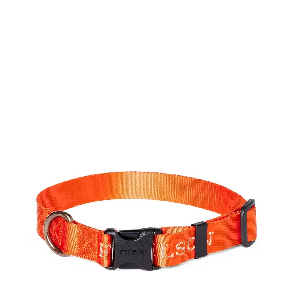 Filson Nylon Dog Collar Flame