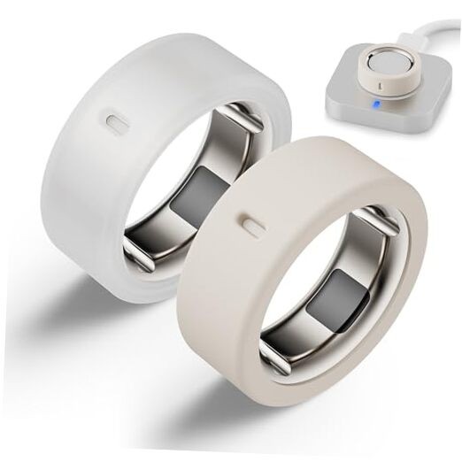 Protector Compatible for Oura Ring 4/Gen 4 for 8/9/10/11 Clear+Starlight